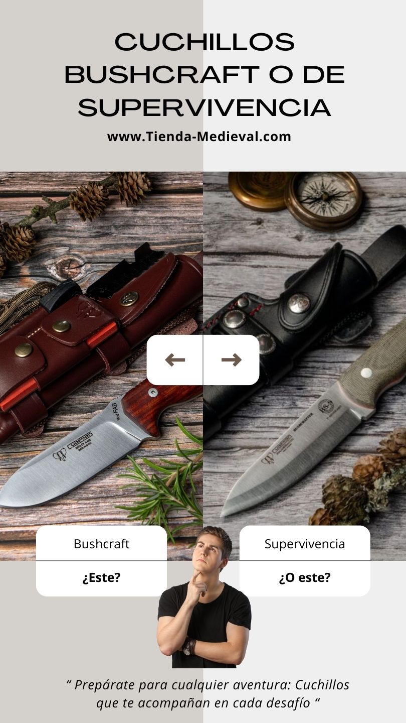 Cuchillos Bushcraft o Supervivencia - Couteaux Tactiques, Bushcraft et de Survie