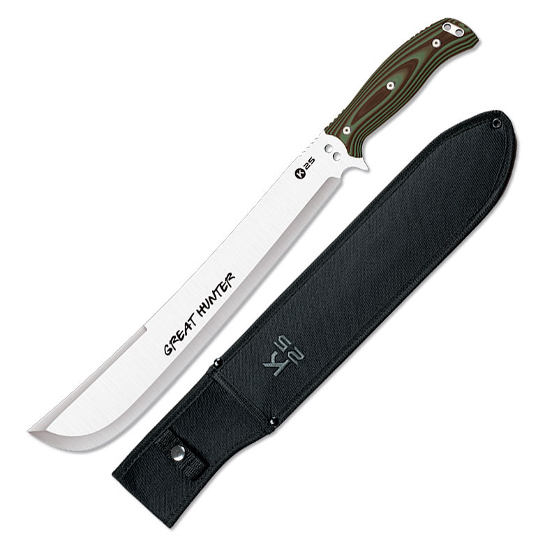 Machette de marque K25 modele Great Hunter 52 cm. 1737906770 - Découvrez les 10 machettes les plus vendues et recommandées de 2024