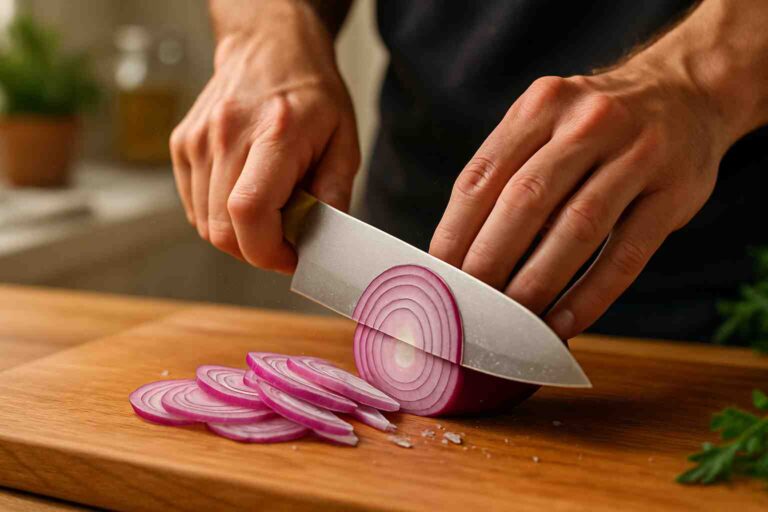 couteau a oignon guide complet pour choisir affuter et maitriser la coupe de loignon - Couteau à oignon : guide complet pour choisir, affûter et maîtriser la coupe de l'oignon