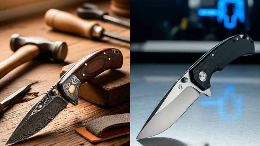 couteaux artisanaux vs couteaux industriels la bataille entre la tradition et lefficacite - Couteaux Artisanaux vs. Couteaux Industriels : La Bataille entre la Tradition et l'Efficacité